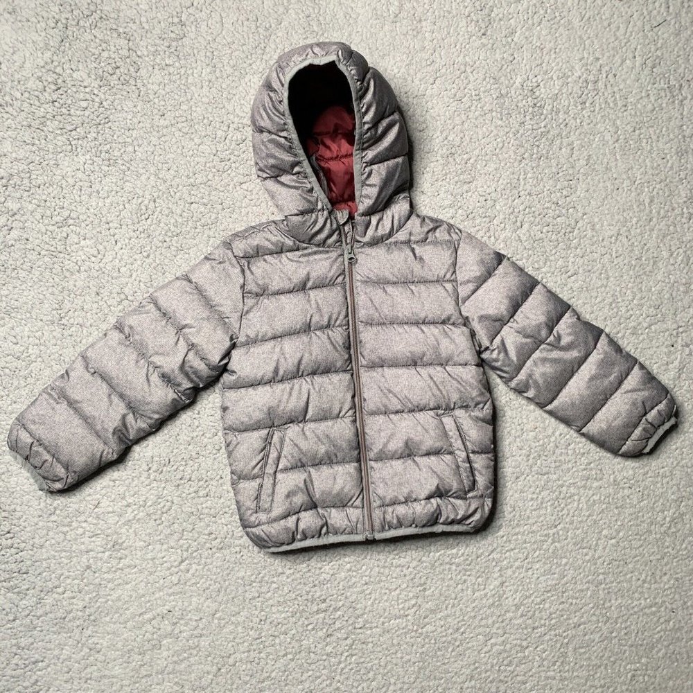 Puffer Coat Size Youth Small 5-7 Boys‎ Girls Kids Polyester Fill Hooded Short